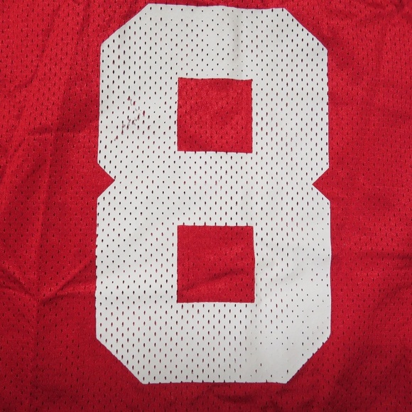 Puma Ohio State‎ Football Jersey Mens Large Vintage 90s Red Nylon USA Made #8 - Picture 6 of 6